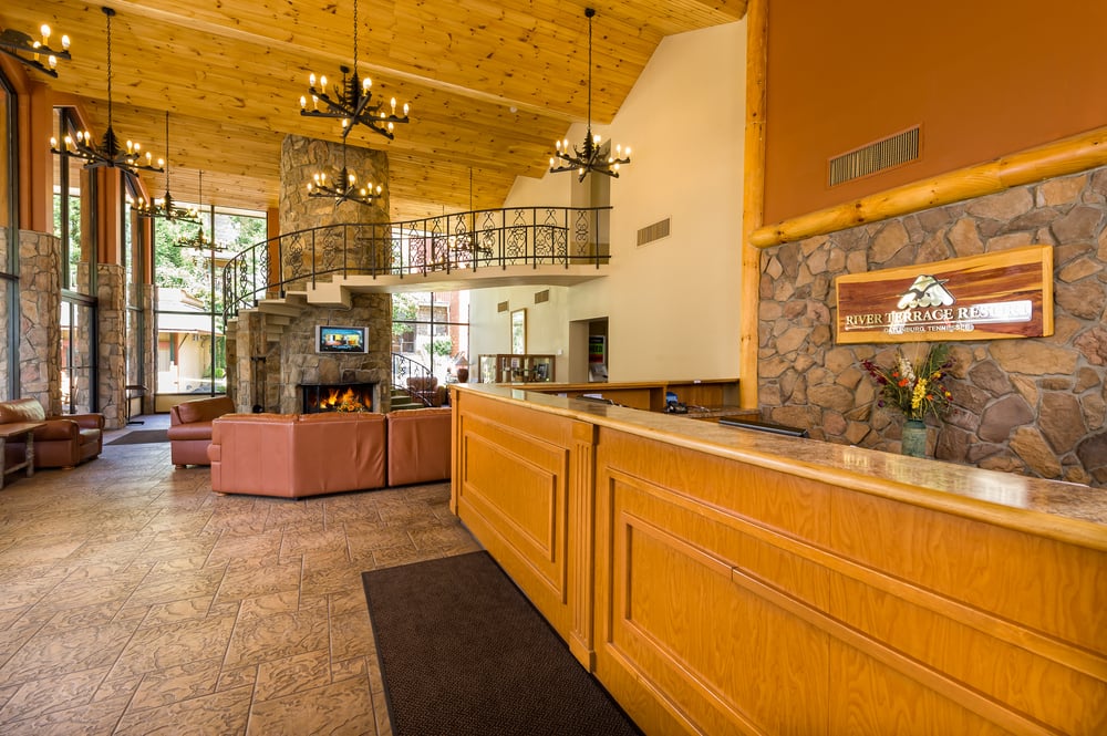 River Terrace Resort and Convention Center Lobby