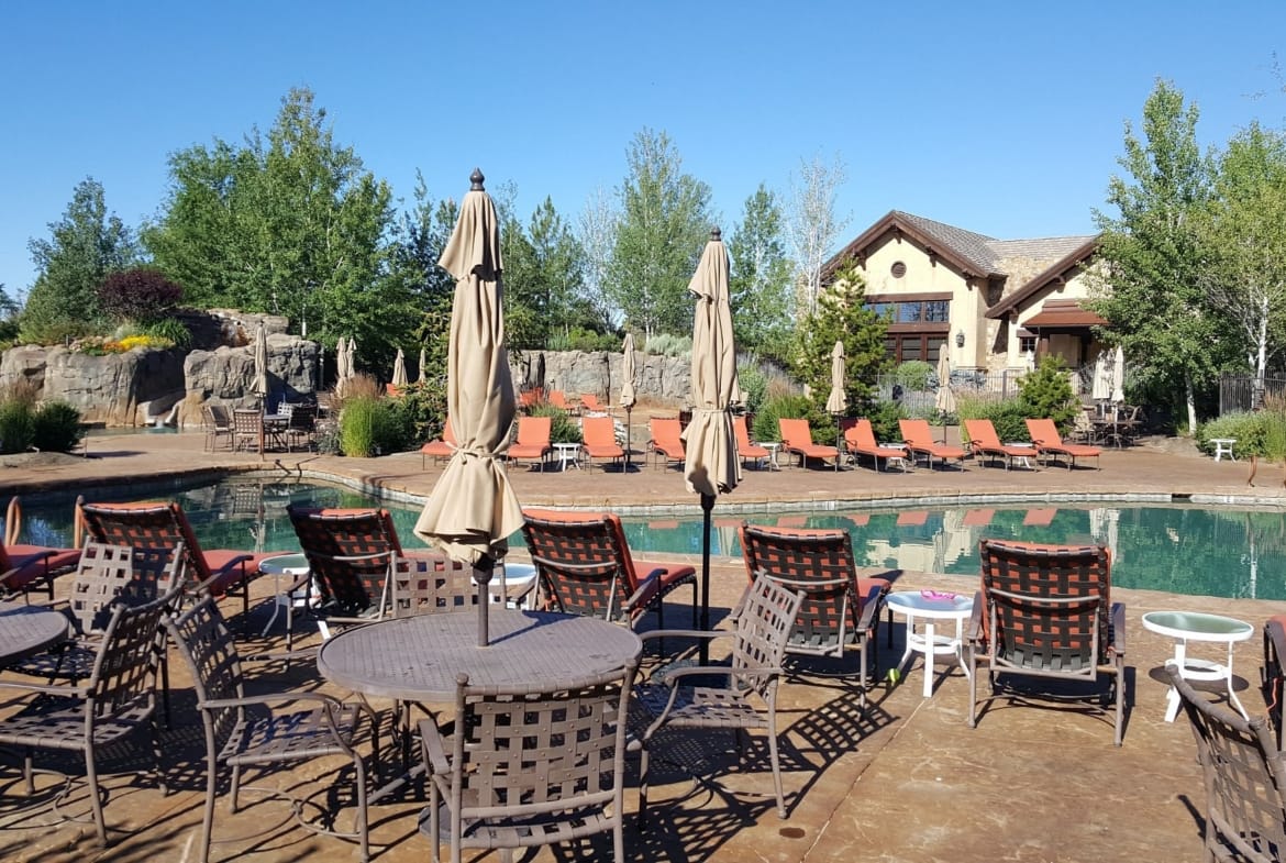 Pronghorn Resort Pool Deck