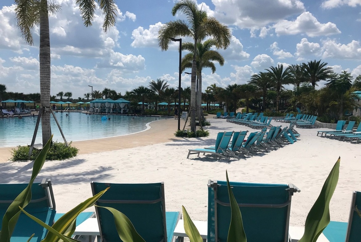 Margaritaville Resort Orlando sand area