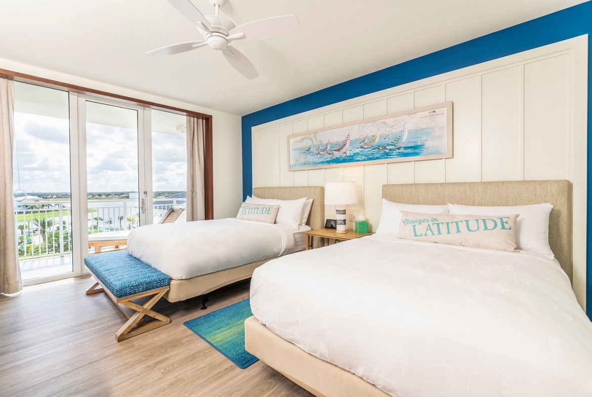 Margaritaville Resort Orlando bedroom area