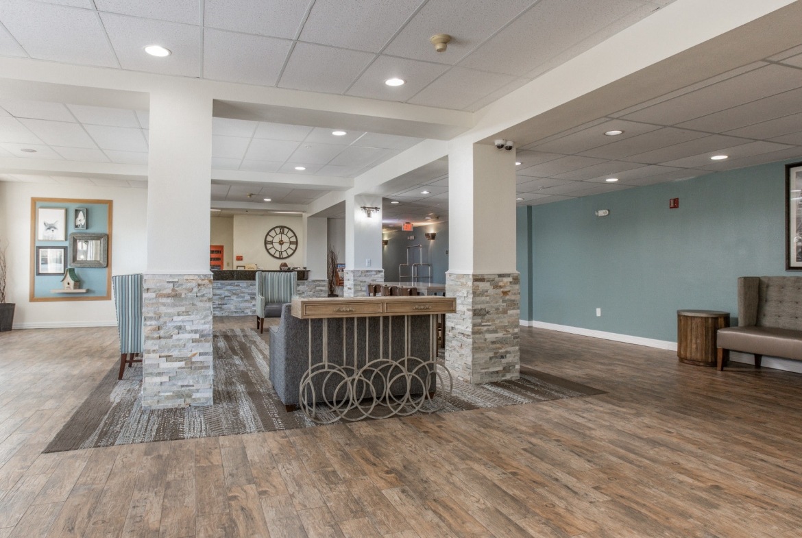 lobby area