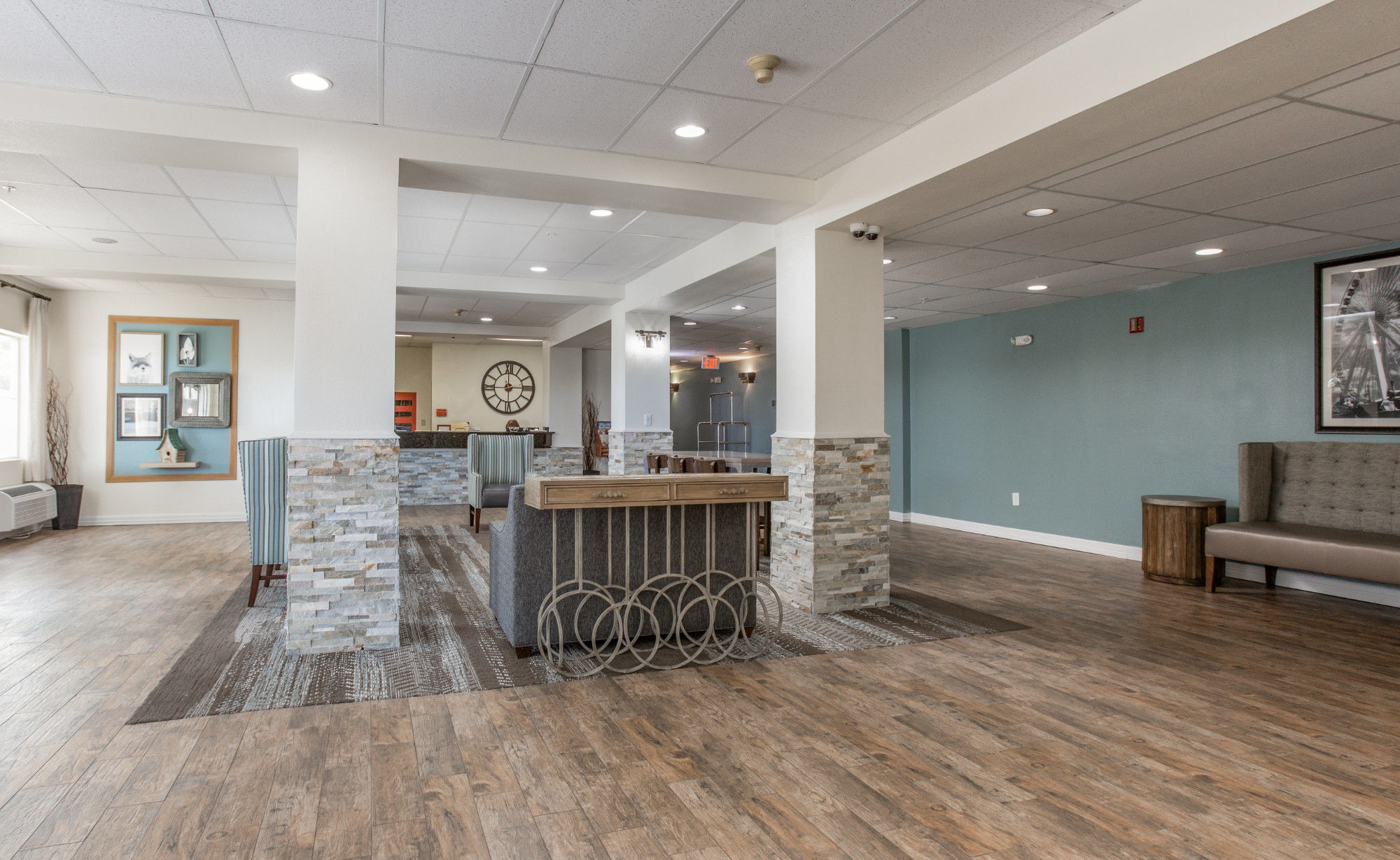lobby area
