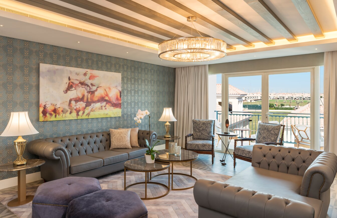 AHPR - Al Habtoor Four Bedroom Villa Living Room