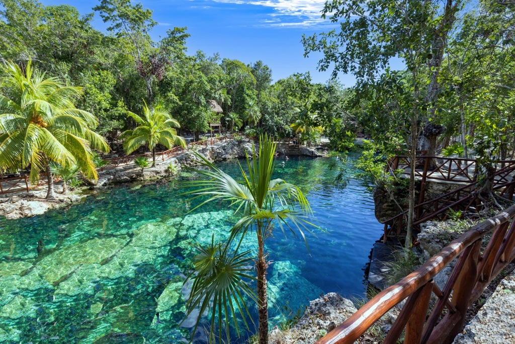Cenote Casa Tortuga near Playa Del Carmen