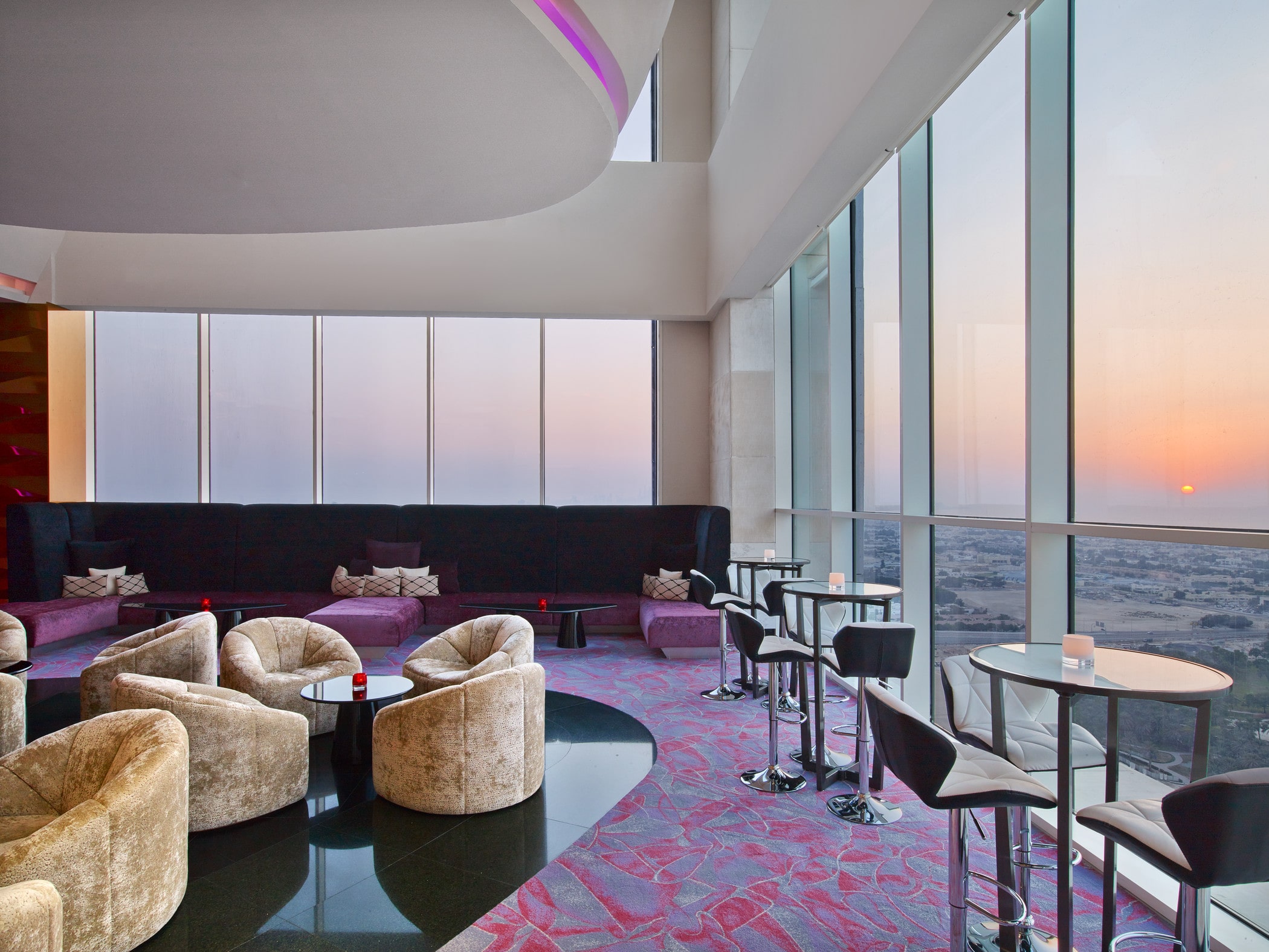 V Hotel Dubai V Lounge View