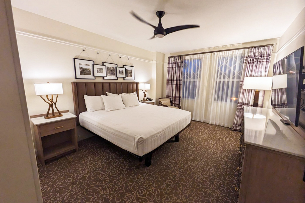 Best Disney Resort Accommodations for Adults: Saratoga Springs Bedroom
