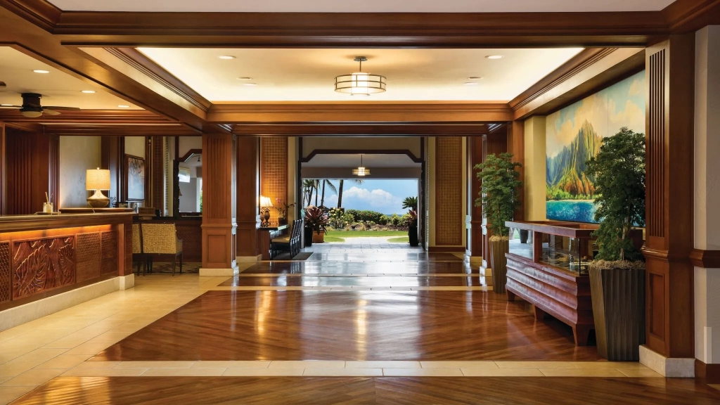 Marriott Timeshare Hawaii: Waiohai Beach Club Lobby