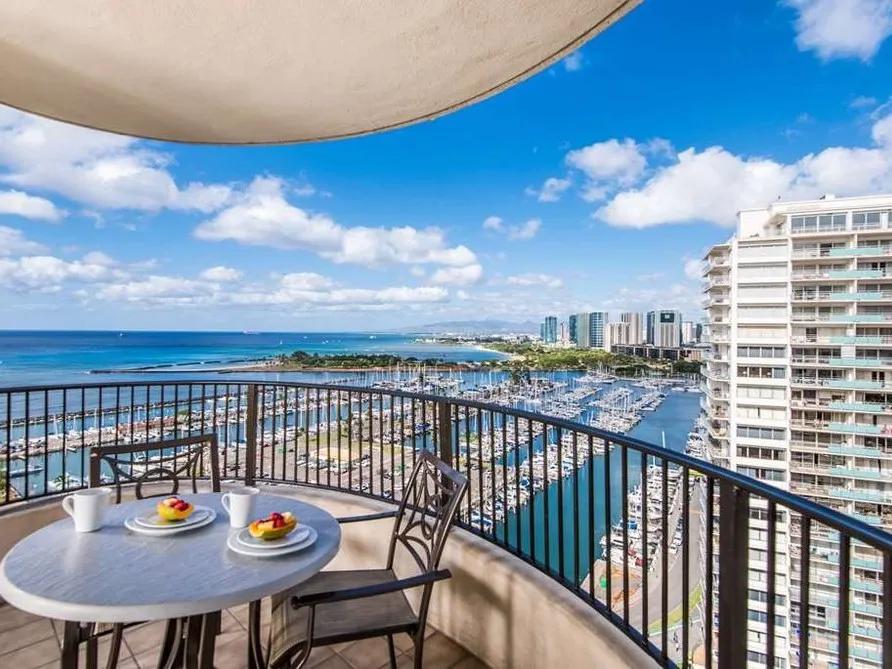 Lagoon Tower Hilton Grand Vacations Balcony
