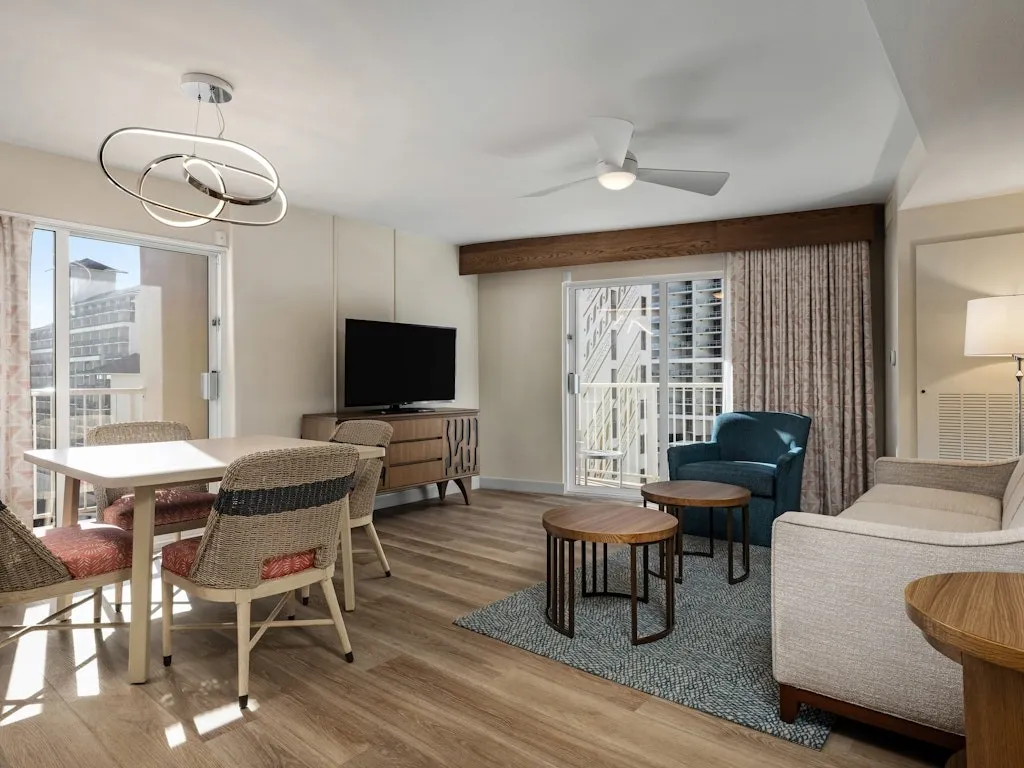Wyndham at Waikiki Beach Walk Living Room