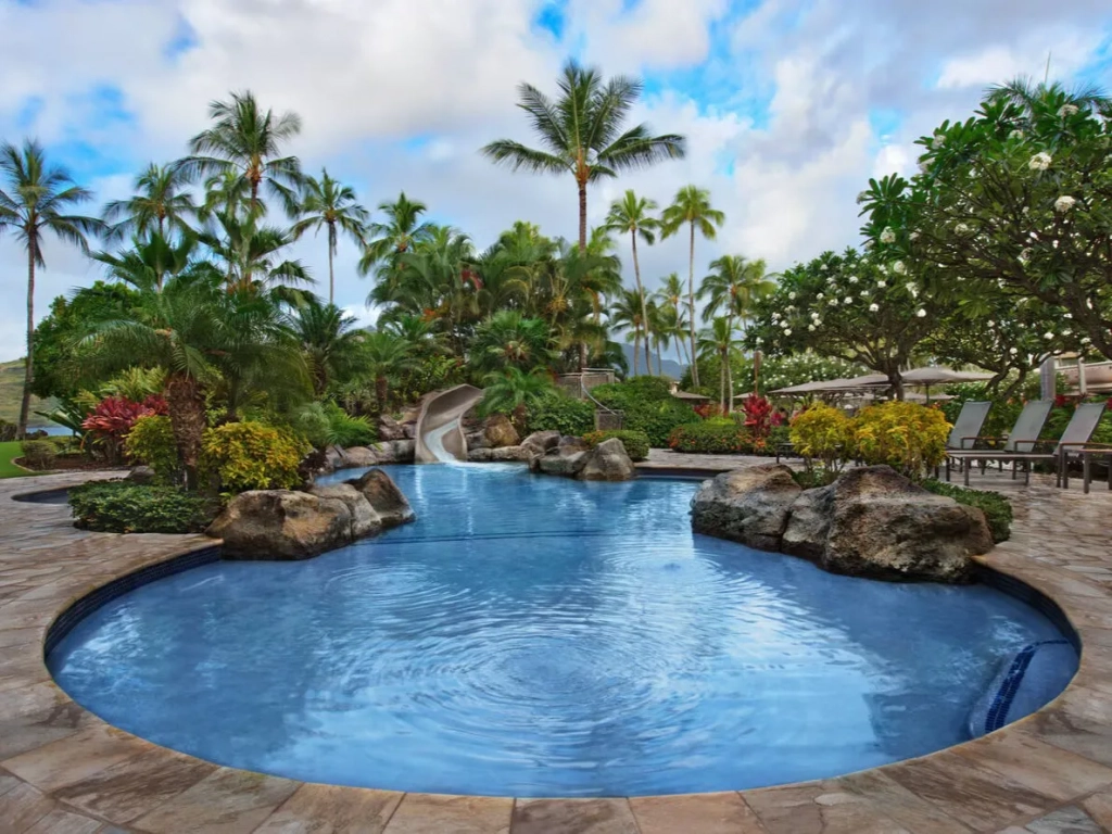 Marriott Kauai Beach Club Pool Slide