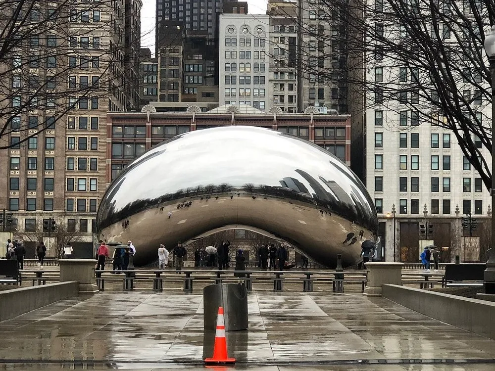 Cloud Gate in the Winter