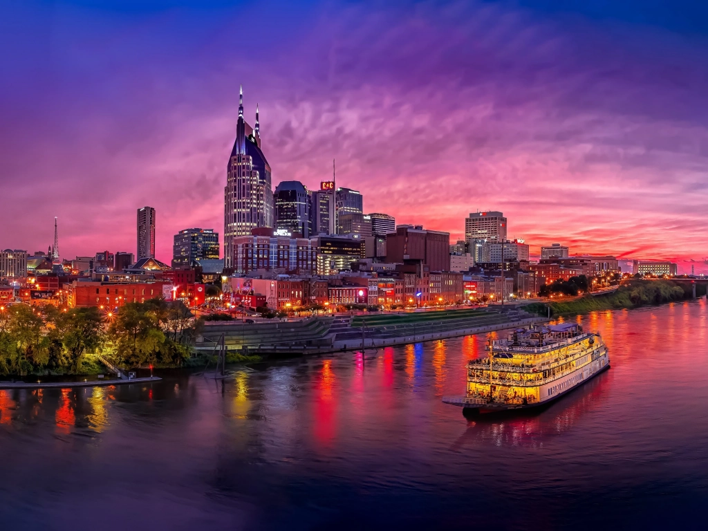 Nashville at Sunset