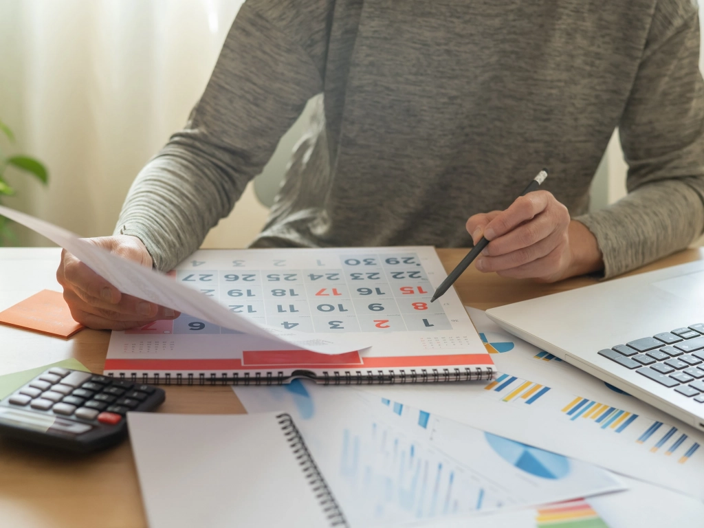 Person Looking at Calendar to Decide: Should I Sell My Timeshare